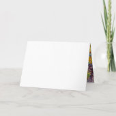 私のフラワー・ガールのかわいい花のタイポグラフィです 招待状 (裏面)