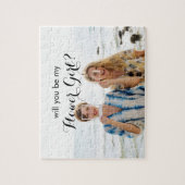 私のフラワー・ガールのカスタムの写真です ジグソーパズル (縦)