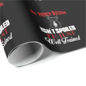 私のフランスのブルドッグは甘やかされていない ラッピングペーパー (ロールコーナー)