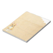 私のフランスのブルドッ食べクの宿題 ノートパッド (回転)