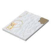 私のフランスのレッス食べンプラン ノートパッド (回転)