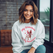 私のフランス人は私のバレンタイン スウェットシャツ