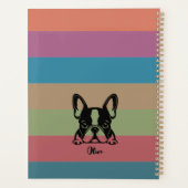 私のフランス人ブルドッグとラフ日フランスのなし プランナー手帳 (裏面)