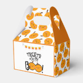 私のブハロウィーンのお気に入りボックスのためのカボチャのおやつ フェイバーボックス (裏面サイド)