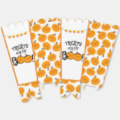 私のブハロウィーンポップコーン箱のためのカボチャのおやつり フェイバーボックス (見開き)