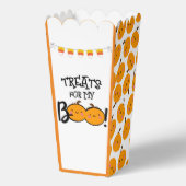 私のブハロウィーンポップコーン箱のためのカボチャのおやつり フェイバーボックス (正面)