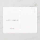 私のブライスメイドPCになりませんか – 金ゴールドグリッターFab インビテーションポストカード (裏面)