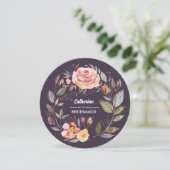 私のブライズメイドになってくれますか？オータム フラワー リース 招待状 (スタンド正面)