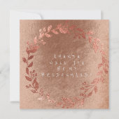 私のブライズメイドになってくれますか？ - ピンクゴールドシャンパン 招待状 (正面)