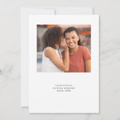 私のブライズメイドになってくれますか フォトオプティシャンチャート招待状 招待状 (裏面)