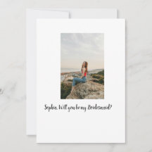 私のブライズメイドになってくれますか フォト エレガント モダン