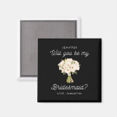 私のブライズメイドになってくれる？（心からのお願い） マグネット (正面/裏面)