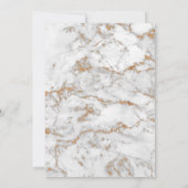 私のブライズメイドカードを飾る - 人造大理石グリッター 招待状 (裏面)