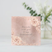 私のブライドメイドバラ金ゴールドリースGrungy 招待状 (スタンド正面)