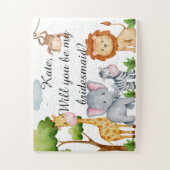 私のブライドメイドパズル、8" x 10" ジグソーパズル (縦)