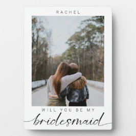 私のブライドメイドミニマリストの写真にモダンなる？ フォトプラーク