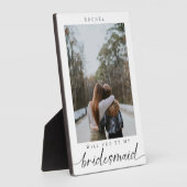 私のブライドメイドミニマリストの写真にモダンなる？ フォトプラーク (側面)