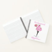 私のブライドメイドメイド・オブ・オーナー（花嫁付き添い人）提案 ノートブック (内部)