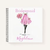 私のブライドメイドメイド・オブ・オーナー（花嫁付き添い人）提案 ノートブック (正面)