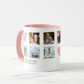 私のブライドメイド写真コラージュBFFギフトL マグカップ (正面左)