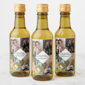 私のブライドメイド提案の写真コラージュ ワインラベル (ボトル)