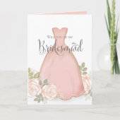 私のブライドメイド赤面フローラカスタム カード (正面)