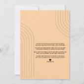 私のブライドメイド/メイド・オブ・オーナー(花嫁付き添い人)提案 案内状 (裏面)