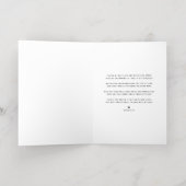 私のブライドメイド/メイド・オブ・オーナー（花嫁付き添い人）提案 箔グリーティングカード (内側レイダウン)