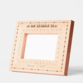 私のブラウニー時代にスカウトする女の子 レーザー彫刻フレーム (左)