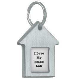 私のブラックラボが大好き ペットネームタグ