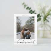私のブリーズメイドのミニマリストの写真モダンか ポストカード (スタンド正面)
