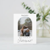 私のブリーズメイドのミニマリストの写真モダンか ポストカード (スタンド正面)