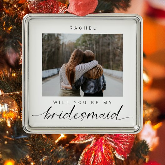 私のブリーズメイドのミニマリストの写真モダンか メタルオーナメント