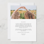 私のブリーズメイドミニマリストになりませんか2写真 招待状 (裏面)