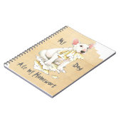 私のブルテリアは私の宿題を食べました ノートブック (左側)