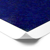 私のブルドッグサイケデリック ポスター (角)