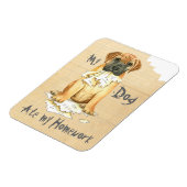 私のブルマ食べスフ宿題 マグネット (左側)