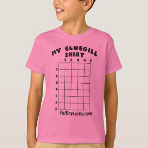 私のブルーギルの測定のTシャツ Tシャツ