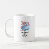 私のブルーユニコーン風変わりの種類 コーヒーマグカップ (左)