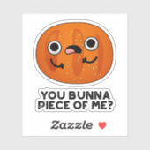 私のブンナピースおもしろいブンパン シール (シート)