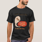 私のブーだよ | かわいいハロウィン家族 Tシャツ (正面)