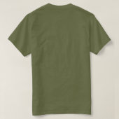 "私のブーツで一歩" Tシャツ (デザイン裏面)