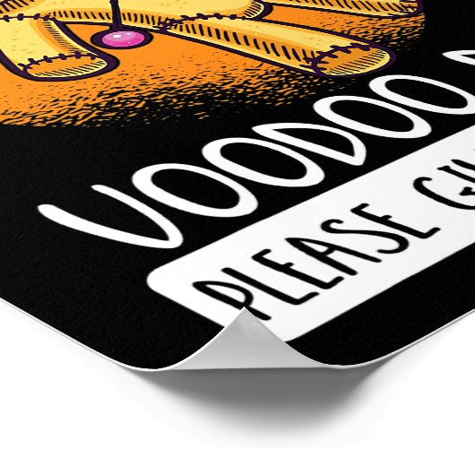 私のブードゥーの人形を与え残した人は誰でも ポスター (角)