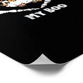 私のブーChihuahuaコスチュームとスケルトンハート手 ポスター (角)