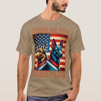 私のプライド旗 プライドドッグス Tシャツ