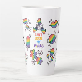 私のプライドLGBTQを消去できない カフェラテマグ