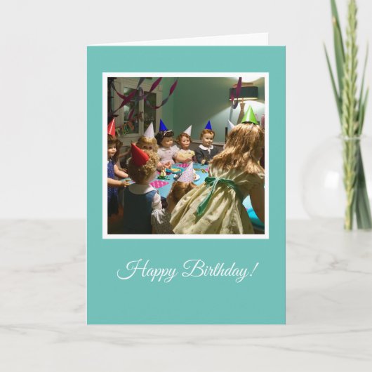 私のプラスティック・チルドレン: 誕生日カード カード (正面)