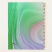 私のプランナーかわいい犬の家を大理石の上に名前 プランナー手帳 (裏面)