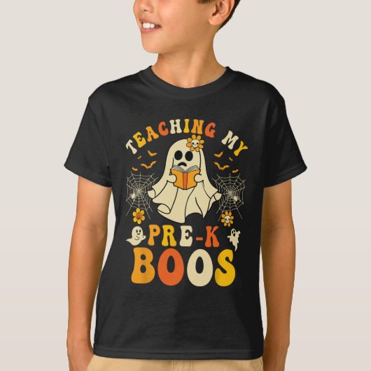 私のプリスクールの友達たち先生ハロウィーンの仮装 Tシャツ (正面)