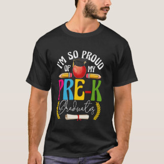 私のプリスクール卒業生に誇りを持つ先生 卒業式 Tシャツ